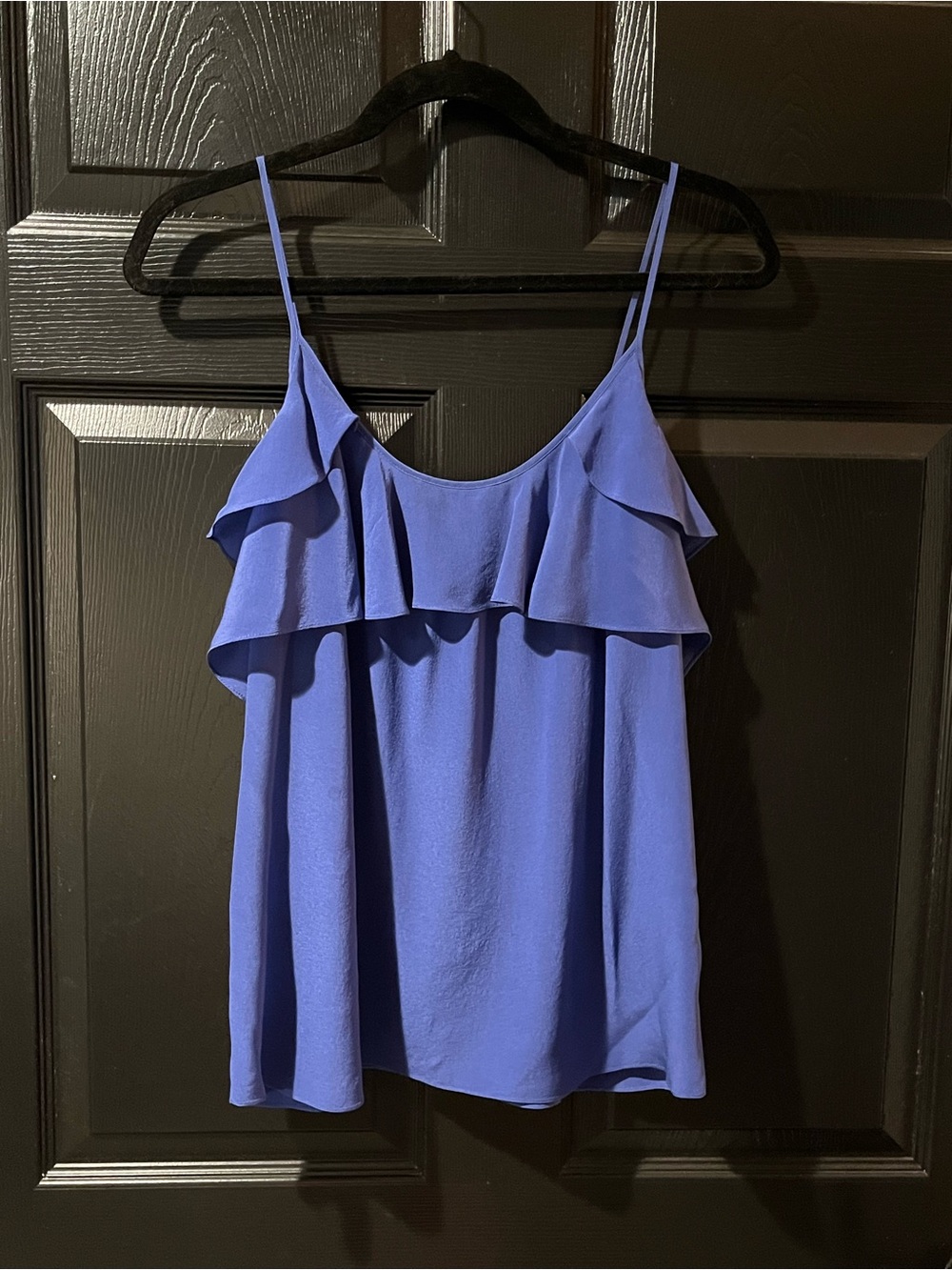 Rebecca Taylor Silk Ruffle Camisole Top